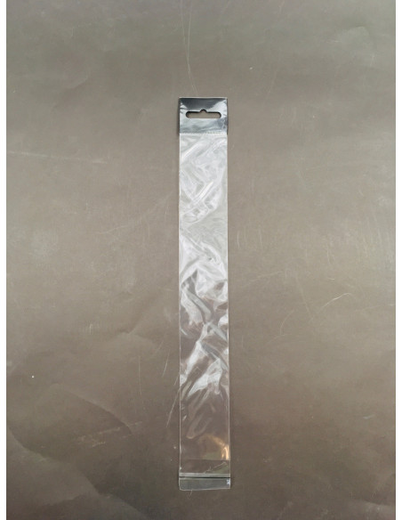 BOPP 40x35EČerný+260+25CHP / 30My 250Ks - Eurozávěs s výztuhou s lepicí klopou | Obaly a sáčky C&C Líně