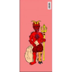 Vánoční sáček Čert 3 červený