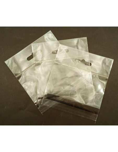 BOPP 95x35ET+50+25CHP / 30My 250Ks - Eurozávěs s výztuhou s lepicí klopou | Obaly a sáčky C&C Líně