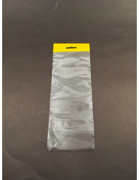 BOPP Sáček 100x35EŽlutý+250/30 μm 250Ks - Eurozávěs s výztuhou | Obaly a sáčky C&C Líně