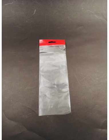 BOPP Sáček 100x35EČervený+250/30 μm 250Ks - Eurozávěs s výztuhou | Obaly a sáčky C&C Líně