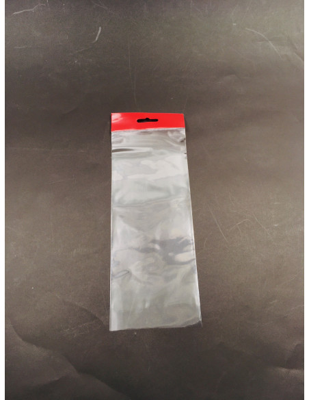 BOPP Sáček 100x35EČervený+250/30 μm 250Ks - Eurozávěs s výztuhou | Obaly a sáčky C&C Líně