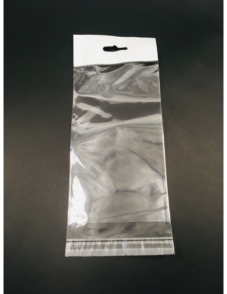 BOPP 100x45EB+175+30CHP / 30My 250Ks - Eurozávěs s výztuhou s lepicí klopou | Obaly a sáčky C&C Líně