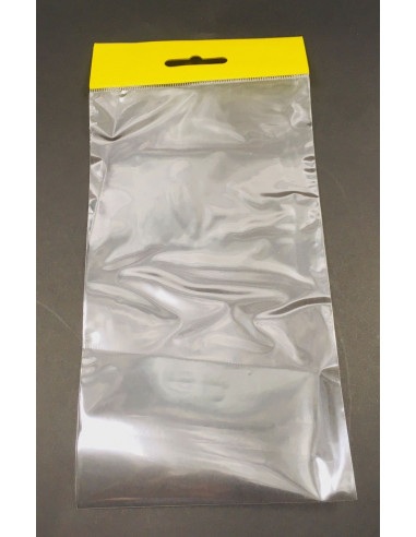 BOPP Sáček 100x35EŽlutý+180/30 μm 250Ks - Eurozávěs s výztuhou | Obaly a sáčky C&C Líně