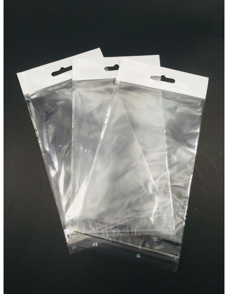 BOPP 106x35EB+160+30CHP / 30My 250Ks - Eurozávěs s výztuhou s lepicí klopou | Obaly a sáčky C&C Líně