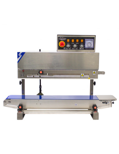 FRM 980 II N Vertical Continuous Band Sealer with printing - stainless steel