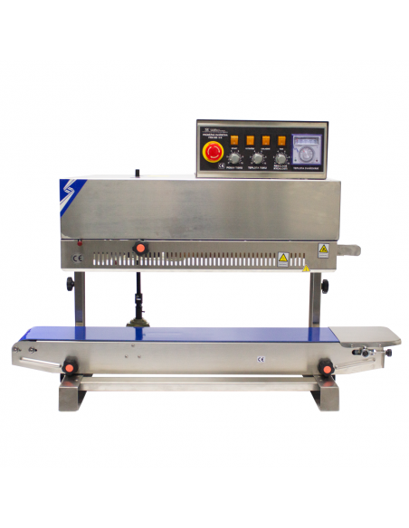 FRM 980 II N Vertical Continuous Band Sealer with printing - stainless steel