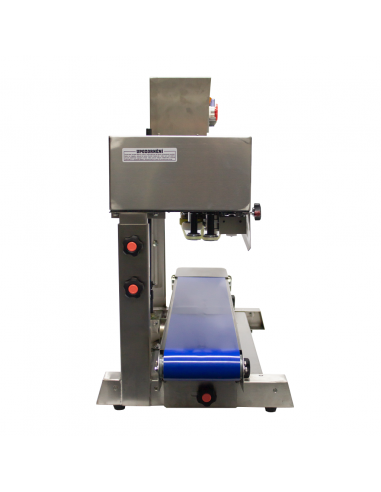 FRM 980 II N Vertical Continuous Band Sealer with printing - stainless steel