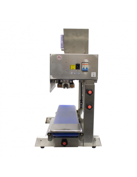 FRM 980 II N Vertical Continuous Band Sealer with printing - stainless steel