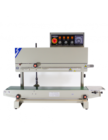 FRM 980 II B Vertical Continuous Band Sealer with printing
