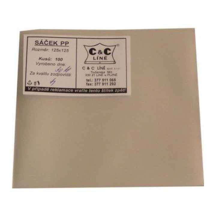 Pošetka PP 125x125/70µm