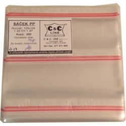 Pošetka PP 125x125+25CH+3P/70µm