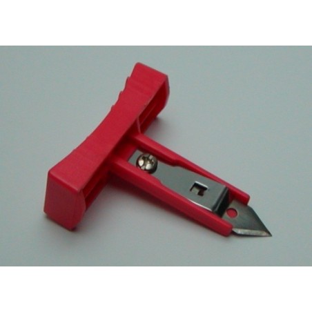 Plastový držák s nožem