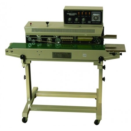 FRM 980 III B Horizontal Continuous Band Sealer with printing, on console