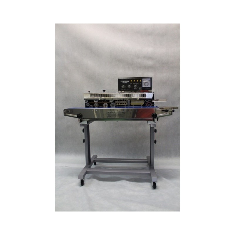 FRM 980 III N Horizontal Continuous Band Sealer with printing, on console - stainless steel