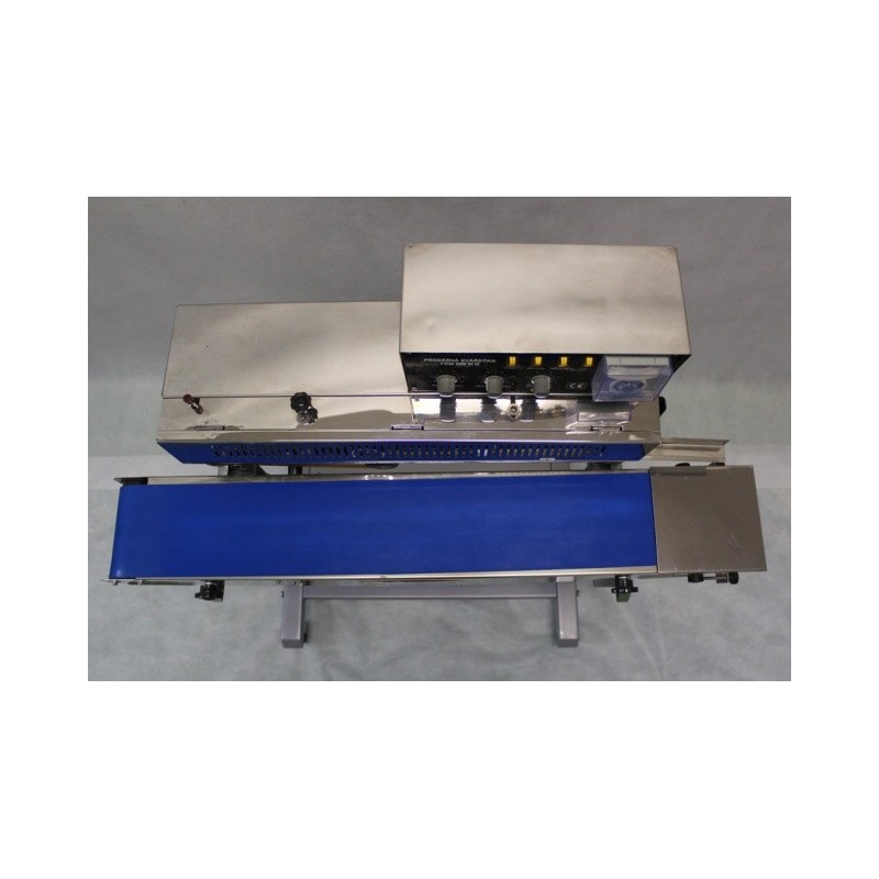 FRM 980 III N Horizontal Continuous Band Sealer with printing, on console - stainless steel