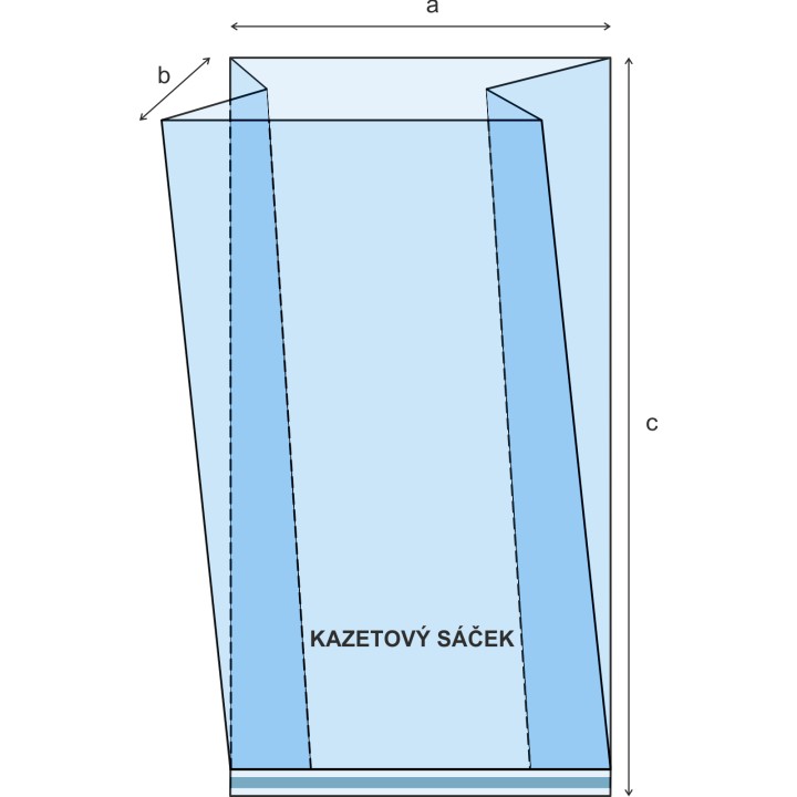 Sáček BOPP 80x40x150/30μm (100ks)